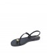 SANDALIA PLANA RIDER NEGRO