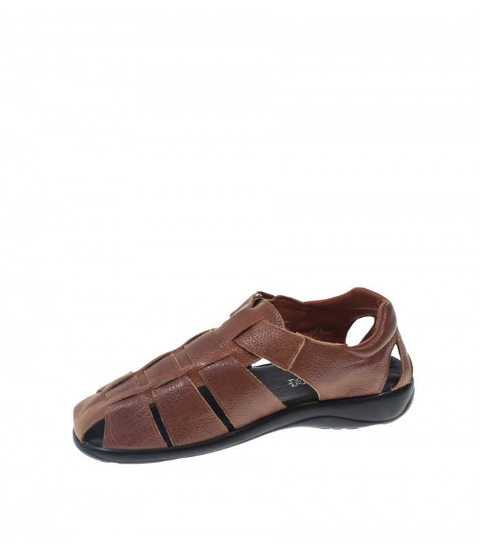 SANDALIA HOMBRE DUENDY MARRON