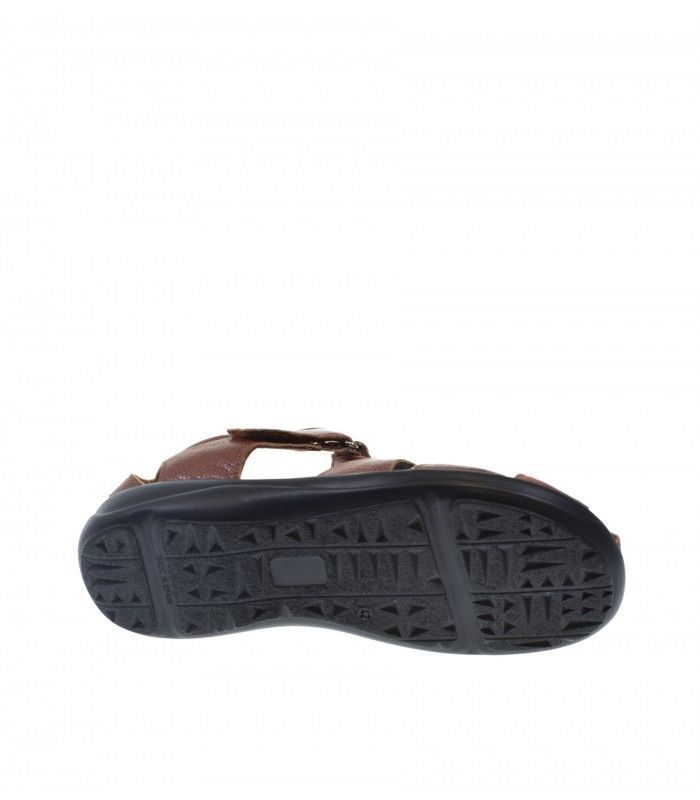 SANDALIA HOMBRE DUENDY MARRON