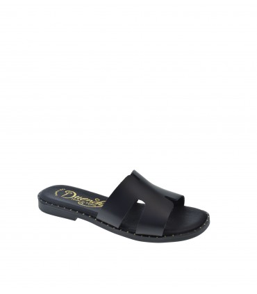 SANDALIA PLANA DUENDY NEGRO