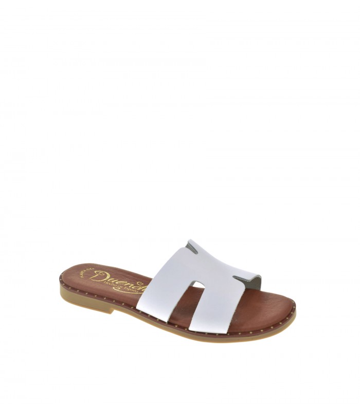 SANDALIA PLANA DUENDY BLANCO