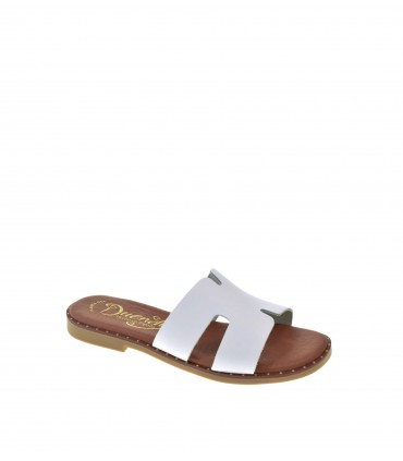 SANDALIA PLANA DUENDY BLANCO