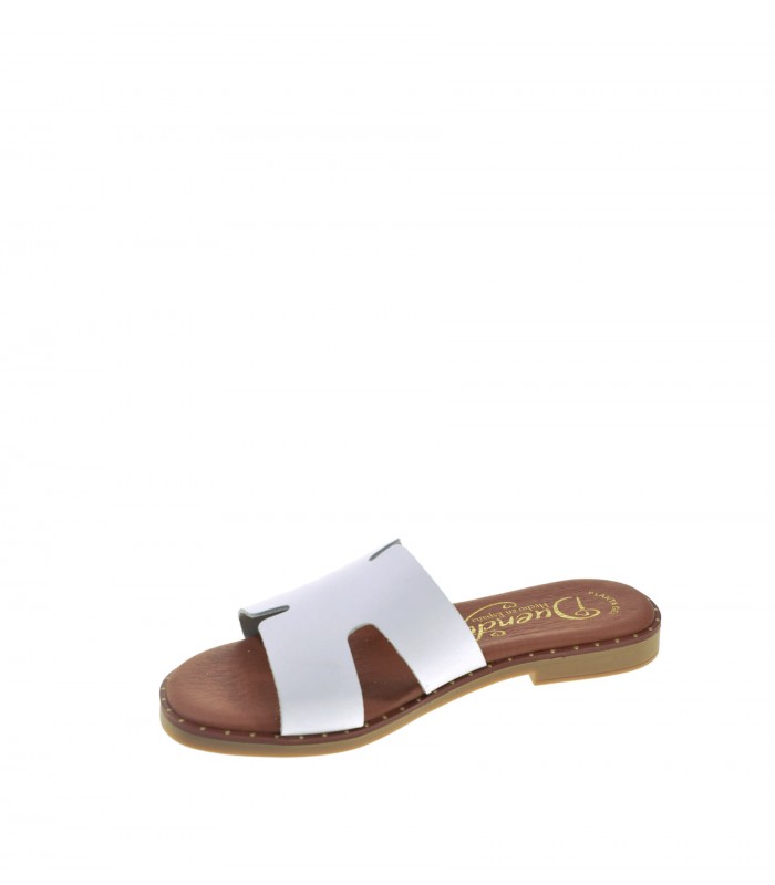 SANDALIA PLANA DUENDY BLANCO