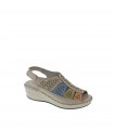 SANDALIA CUÑA 48 HORAS BEIGE
