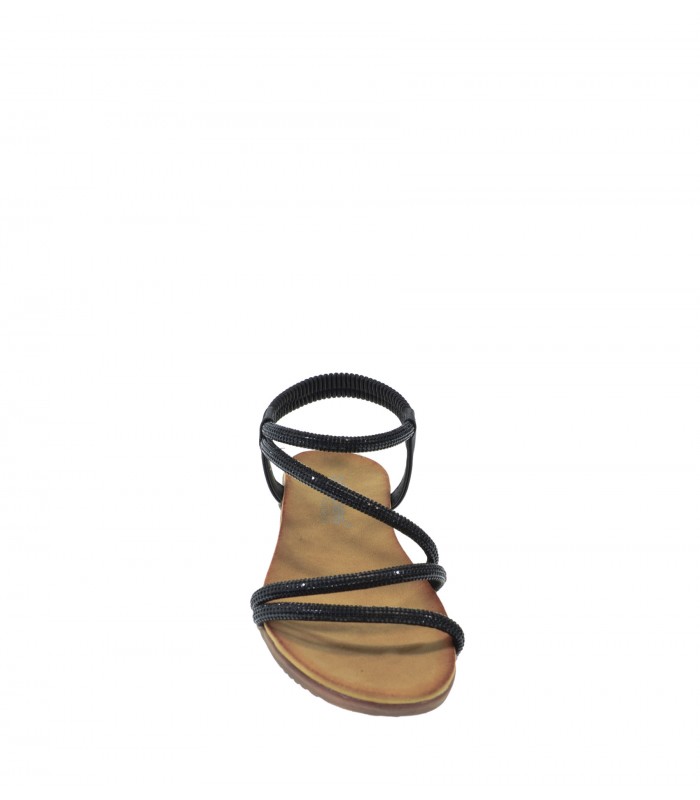SANDALIA PLANA AMARPIES NEGRO