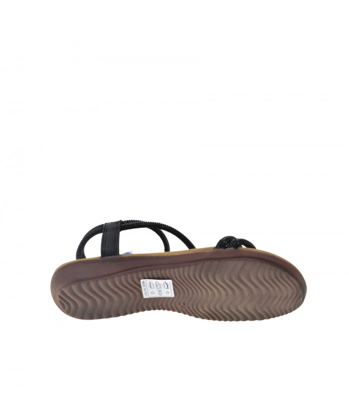 SANDALIA PLANA AMARPIES NEGRO