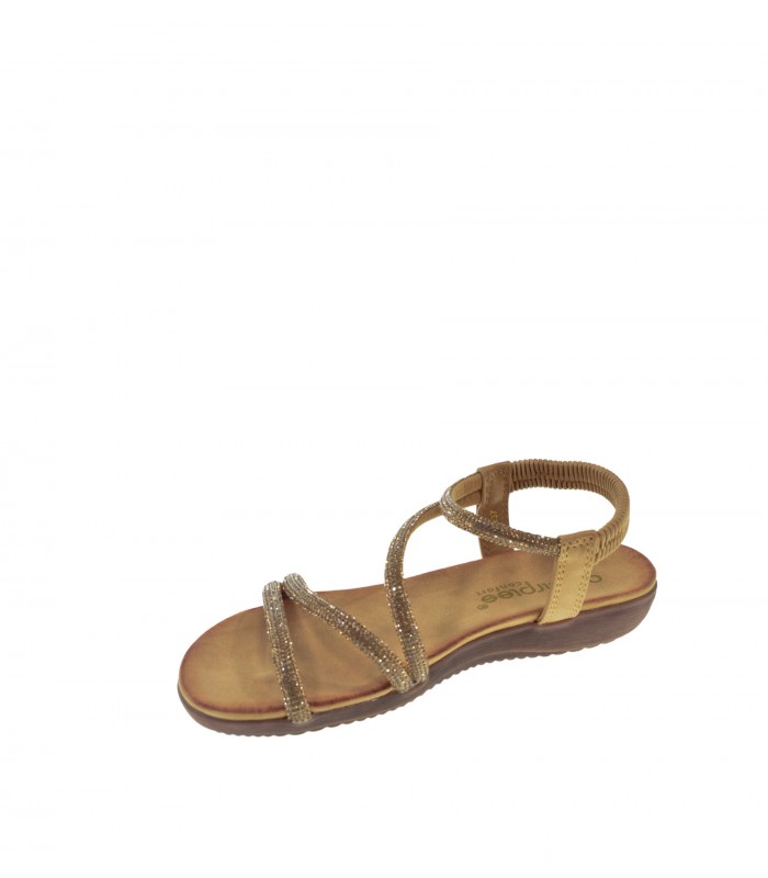 SANDALIA PLANA AMARPIES CAMEL