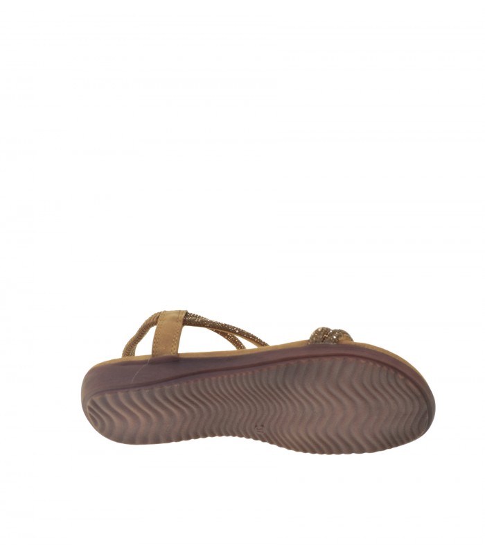 SANDALIA PLANA AMARPIES CAMEL