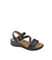 SANDALIA PLANA AMARPIES NEGRO