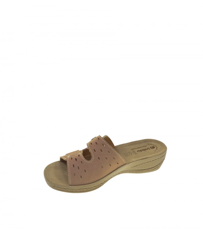 SANDALIA CUÑA INBLU BEIGE