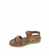 SANDALIA PLANA LAURA AZANA CAMEL