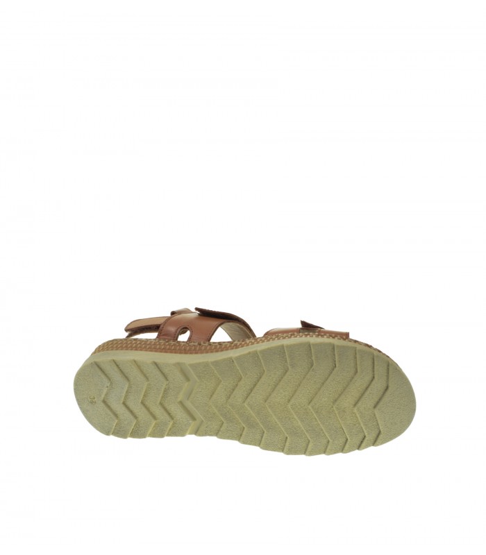 SANDALIA PLANA LAURA AZANA CAMEL