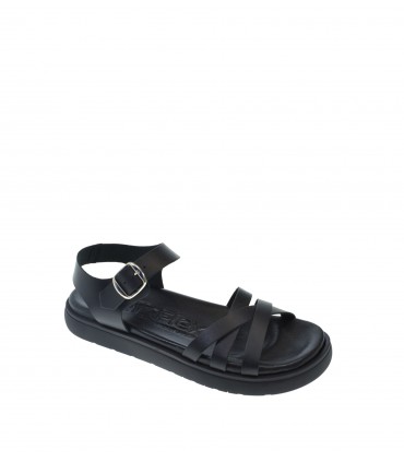SANDALIA PLANA Walkflex NEGRO