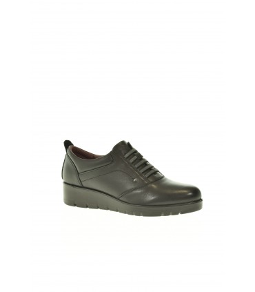 ZAPATO CUÑA THE HAPPY MONK NEGRO