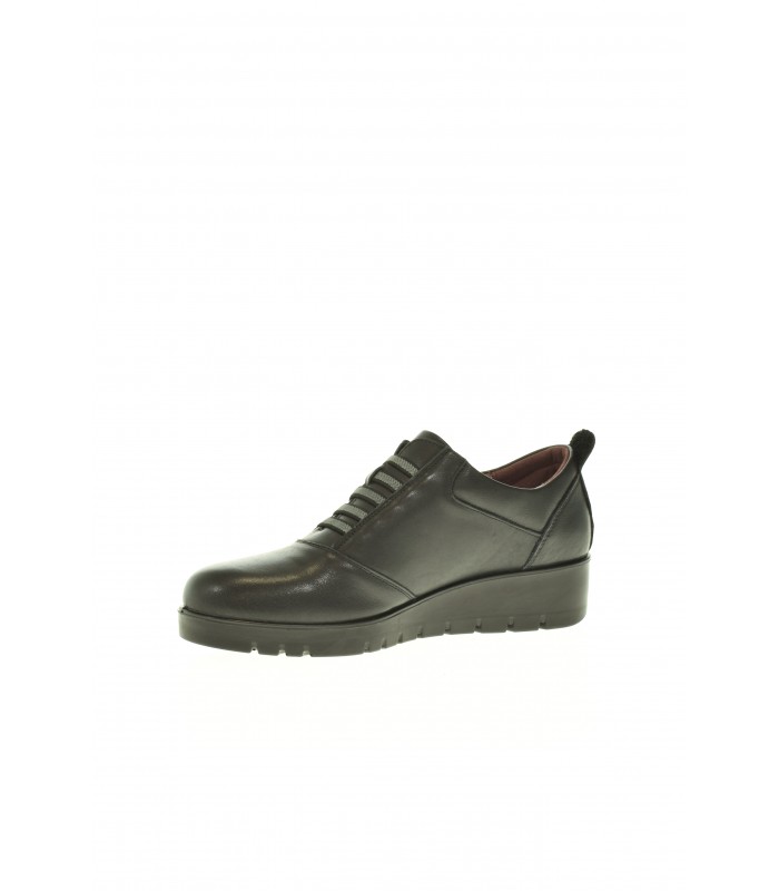 ZAPATO CUÑA THE HAPPY MONK NEGRO