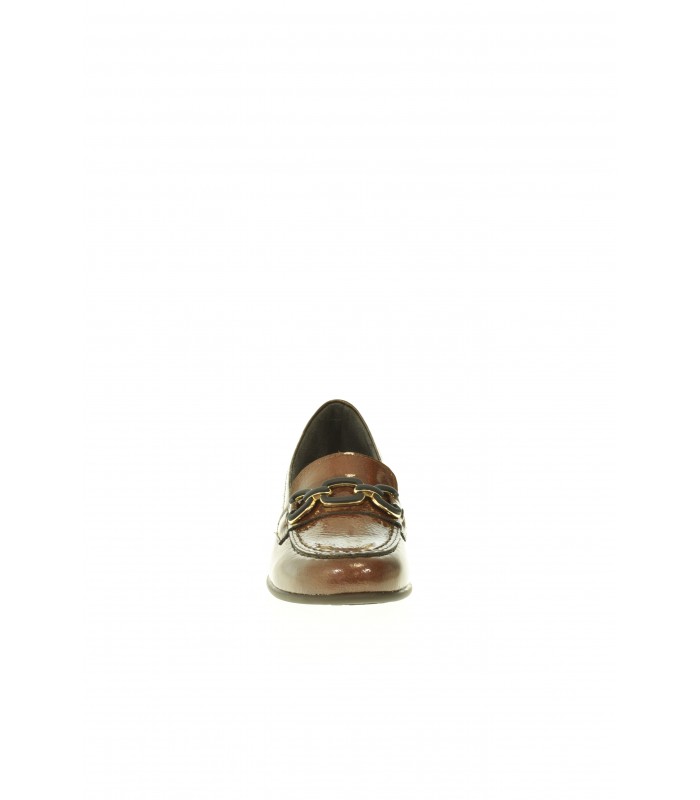 ZAPATO TACON PITILLOS CUERO