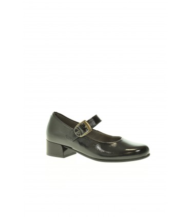 ZAPATO TACON PITILLOS NEGRO