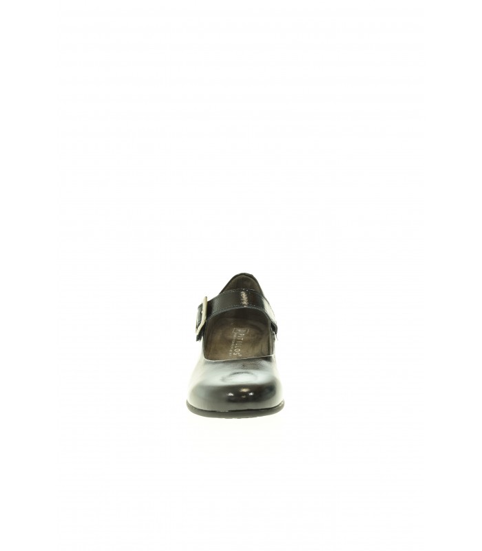 ZAPATO TACON PITILLOS NEGRO