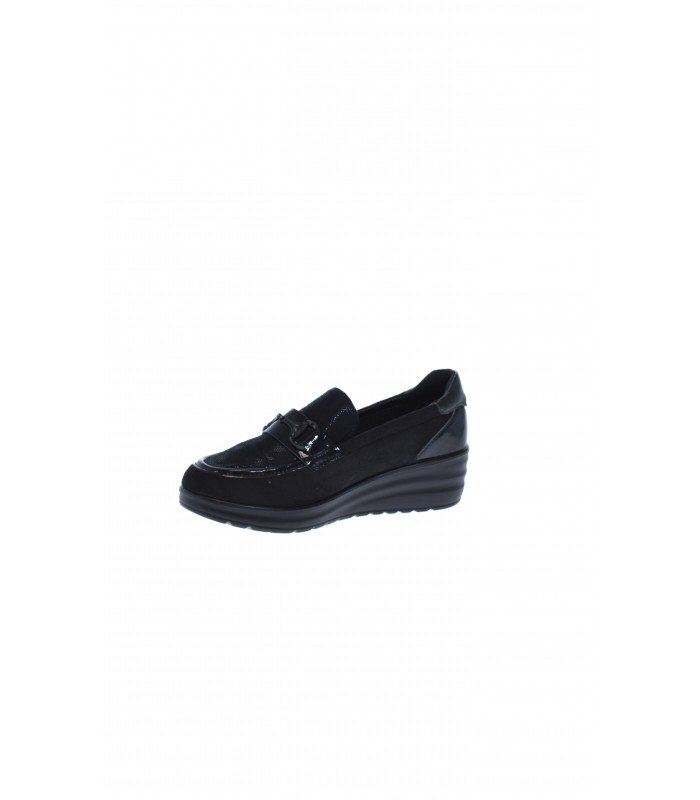 MOCASIN MUJER AMARPIES NEGRO