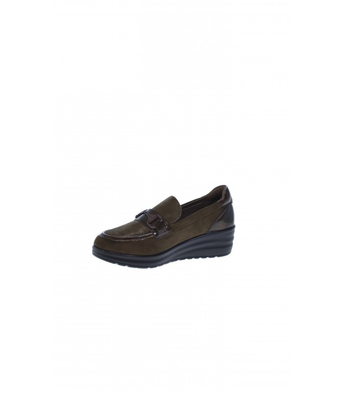 MOCASIN MUJER AMARPIES MARRON