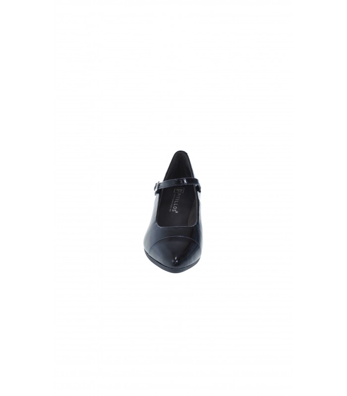 ZAPATO TACON PITILLOS NEGRO