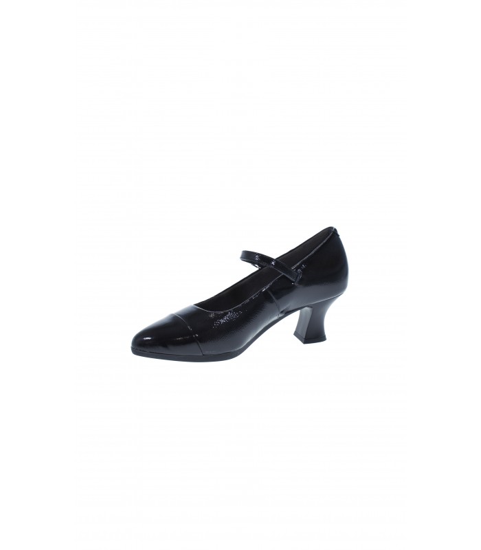 ZAPATO TACON PITILLOS NEGRO