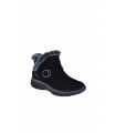BOTIN MUJER SKECHERS NEGRO
