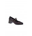 ZAPATO TACON HISPAFLEX MARRON