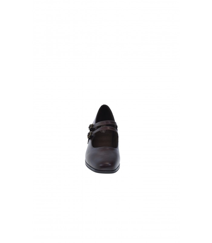 ZAPATO TACON HISPAFLEX MARRON