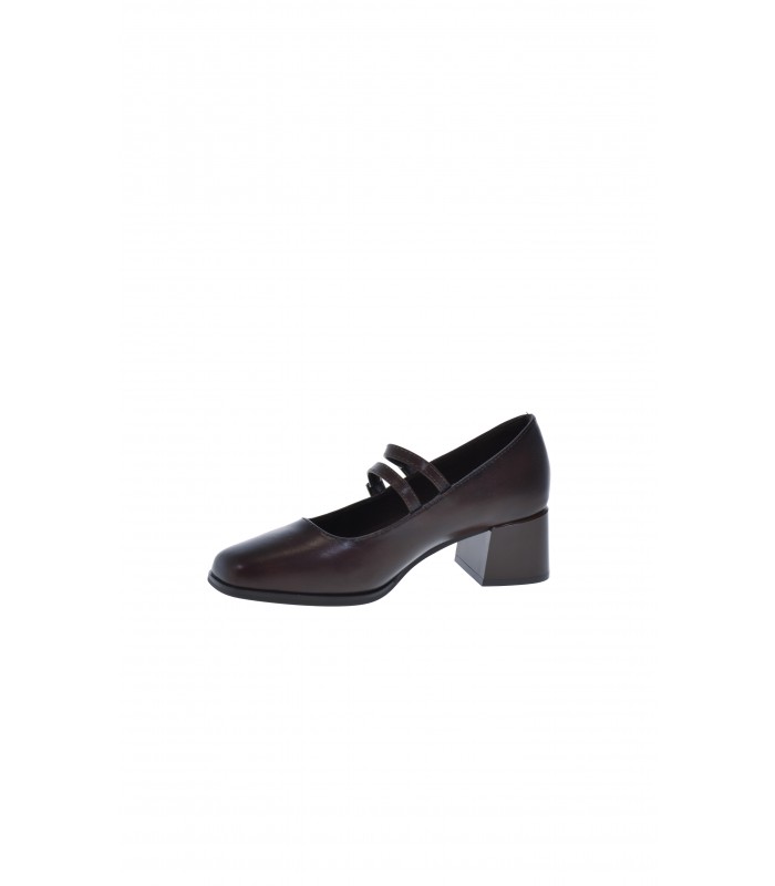 ZAPATO TACON HISPAFLEX MARRON