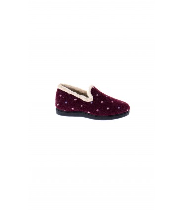 ZAPATILLAS SRA  ECO-FLEX BURDEOS
