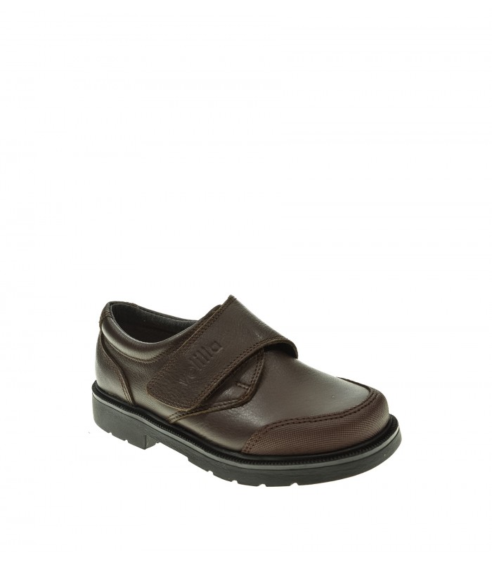 ESCOLAR NIÑO VELILLA MARRON