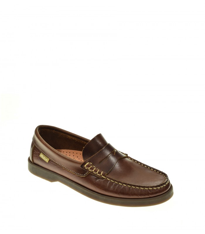ESCOLAR NIÑO VELILLA MARRON