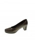 ZAPATO TACON LAURA AZANA MARRON