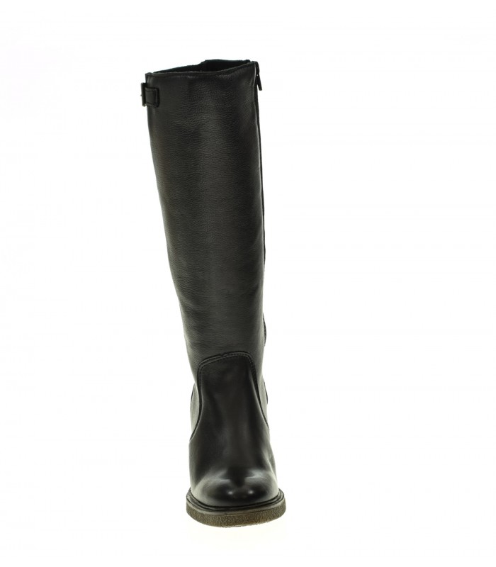BOTA MUJER LINEA PURPURA NEGRO