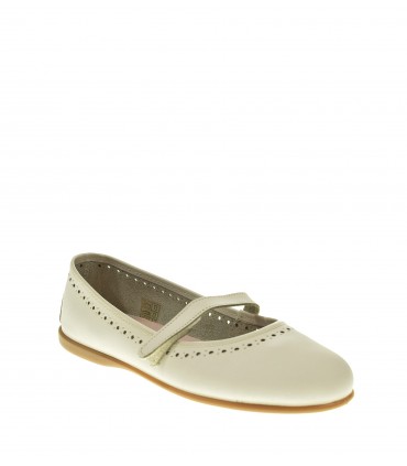 MANOLETINA NIÑA XIQUETS BEIGE