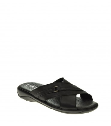 SANDALIA HOMBRE DUENDY NEGRO