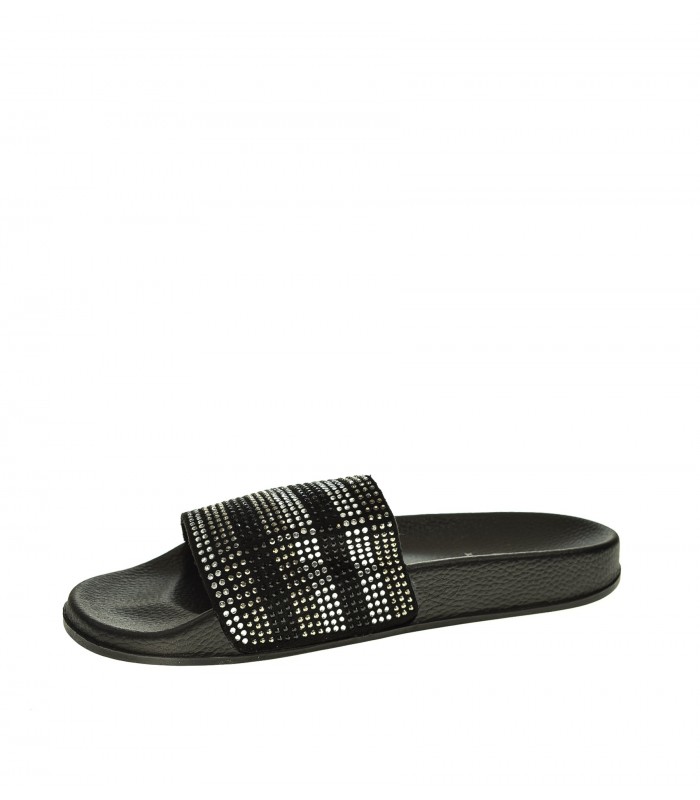 SANDALIA PLANA KELARA NEGRO