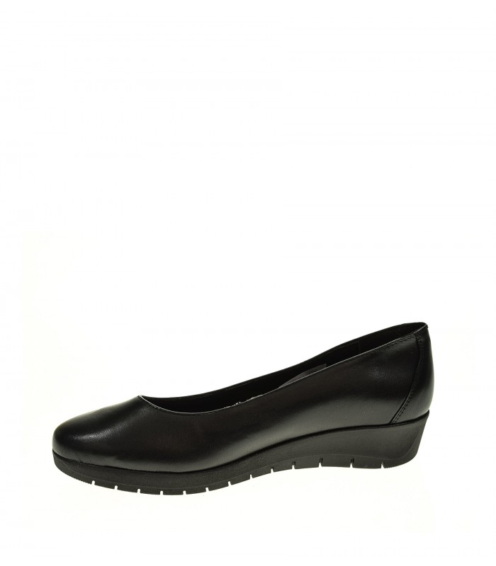 ZAPATO CUÑA DUENDY NEGRO