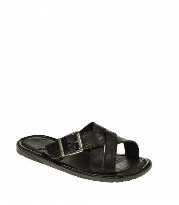 SANDALIA HOMBRE SKUT MARRON