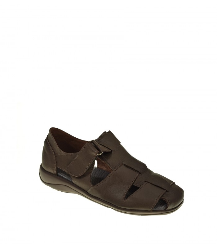 SANDALIA HOMBRE DUENDY MARRON