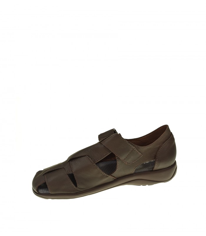 SANDALIA HOMBRE DUENDY MARRON
