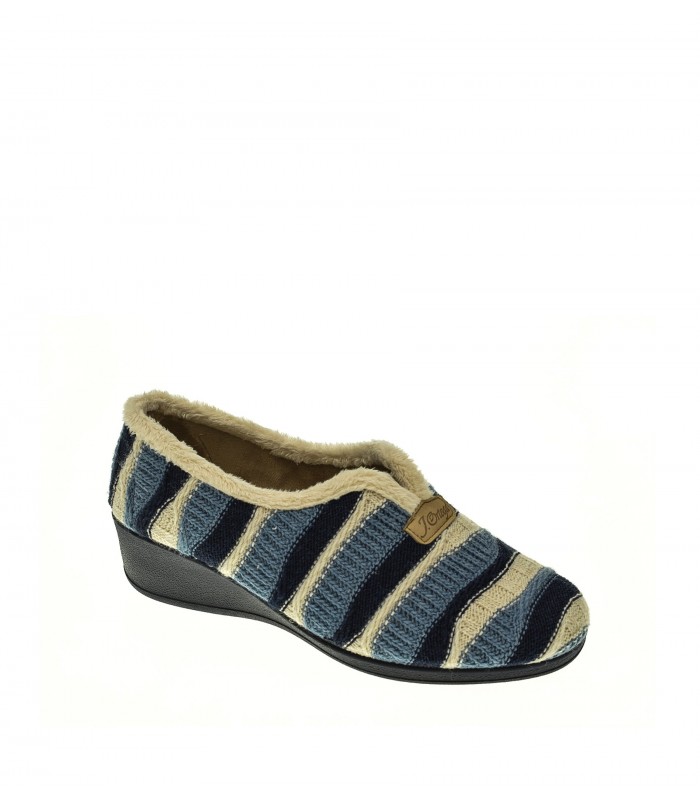 ZAPATILLAS SEÑORA PINTURINES AZUL