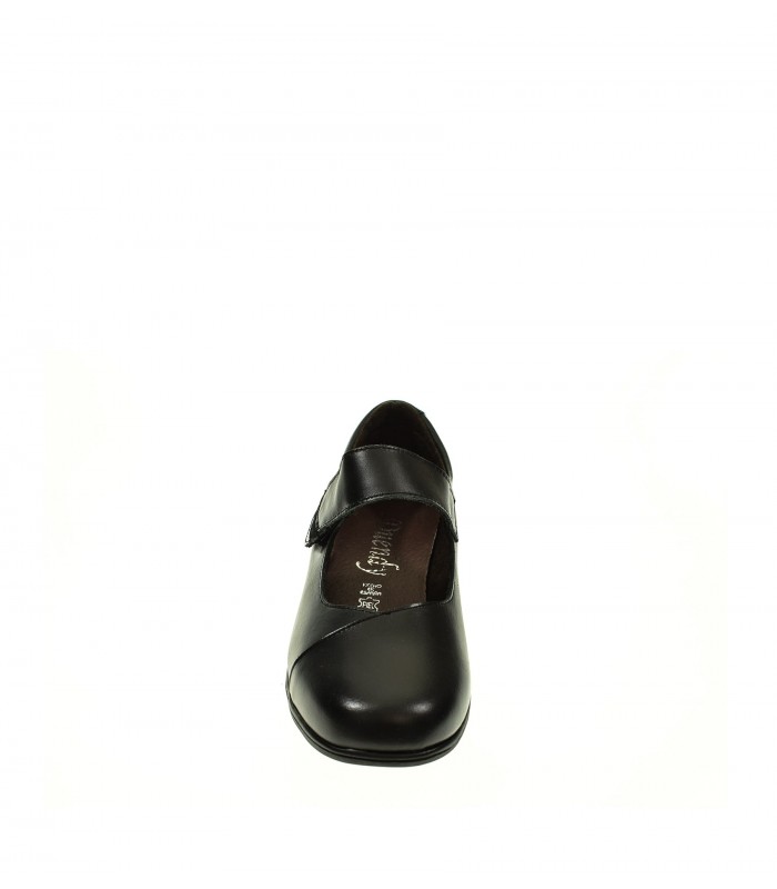 ZAPATO CUÑA DUENDY NEGRO