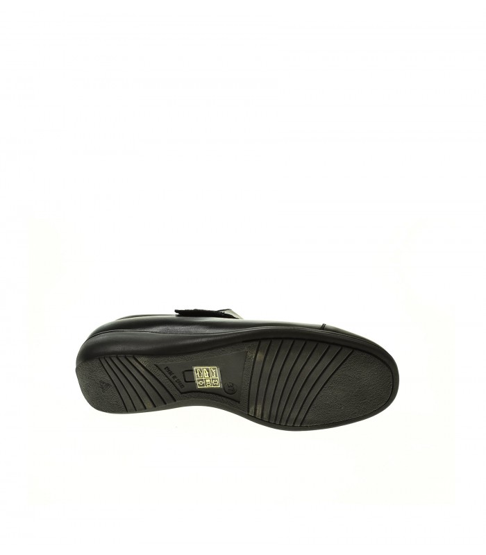 ZAPATO CUÑA DUENDY NEGRO