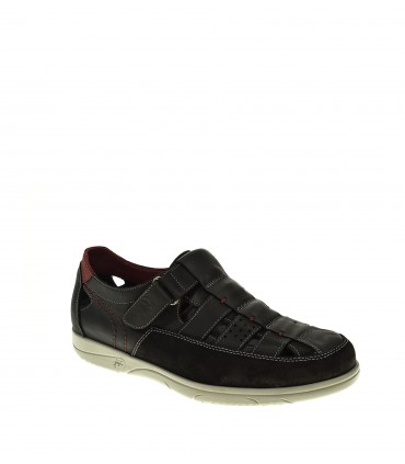 SANDALIA HOMBRE FLUCHOS NEGRO