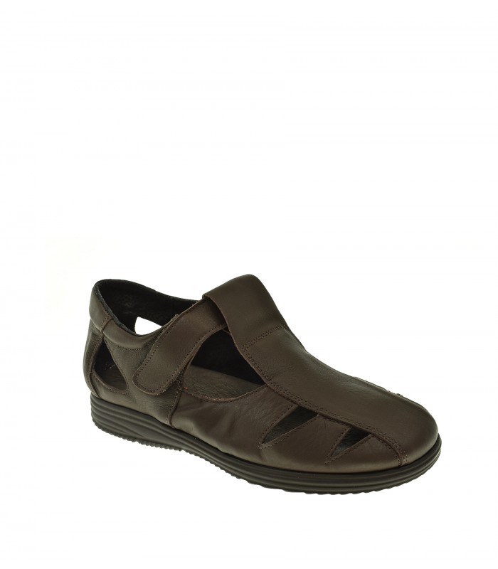 SANDALIA HOMBRE DUENDY MARRON