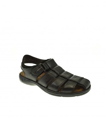 SANDALIA HOMBRE FLUCHOS NEGRO