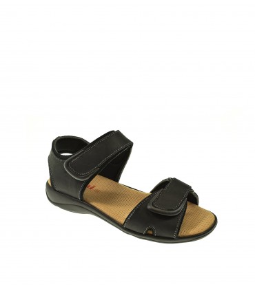 SANDALIA HOMBRE DUENDY NEGRO