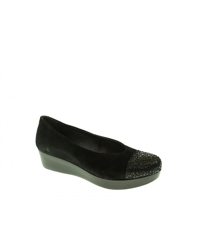 ZAPATO CUÑA LINCE NEGRO